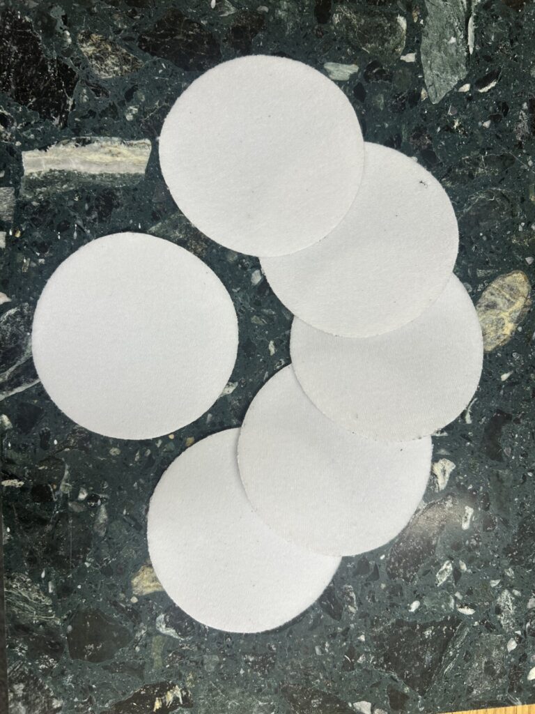 Double Sided White Velcro Backer 100mm